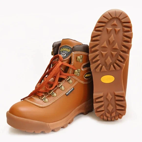 Asolo Sunrise Waterproof Hiking Boots Peanut Butter AS407M - Picture 2 of 8